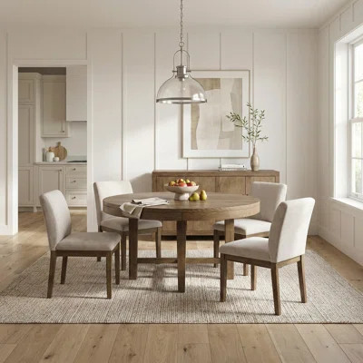 Ardenwood 60" French Oak Round Dining Table | Wayfair North America