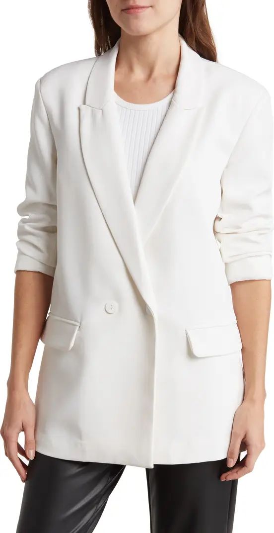 Oversize Double Breasted Peak Lapel Blazer | Nordstrom Rack