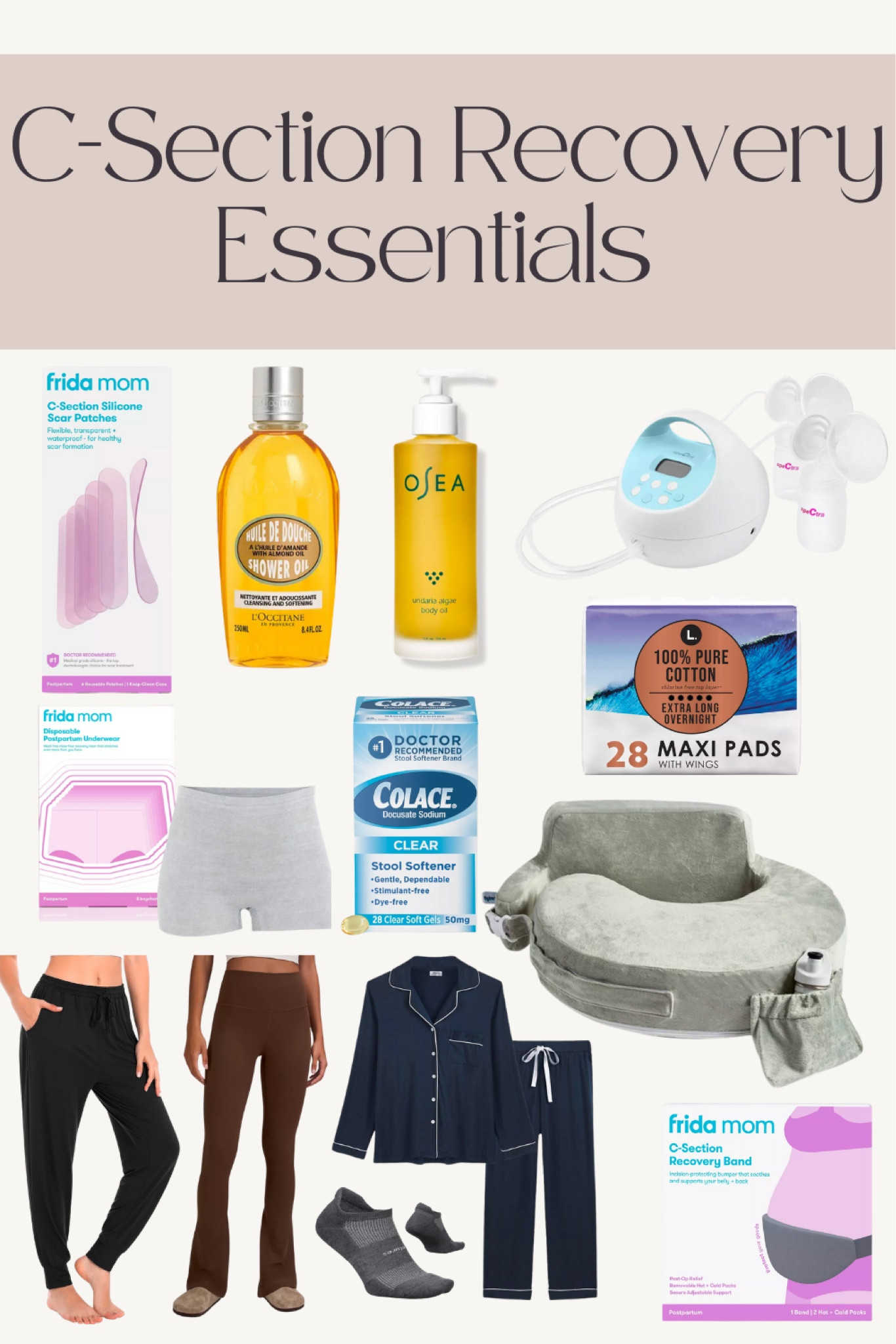 C-section recovery essentials!

#LTKfindsunder100 #LTKbaby #LTKbump