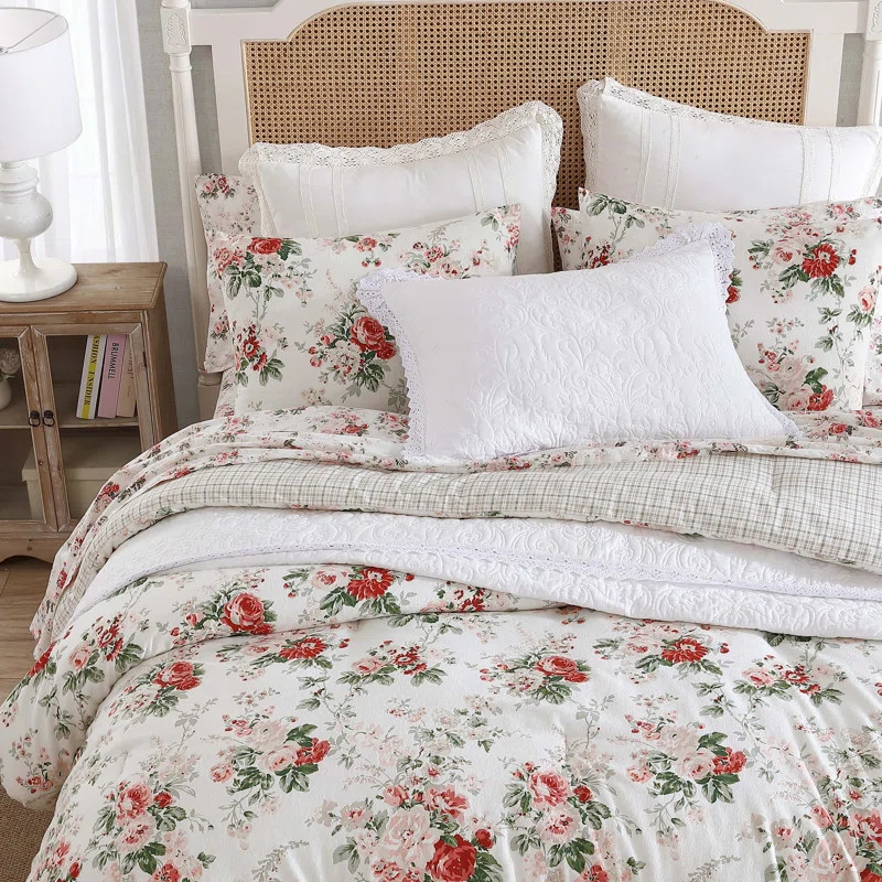 Laura Ashley Ashfield Cotton Flannel Reversible Comforter Set & Reviews | Wayfair | Wayfair North America