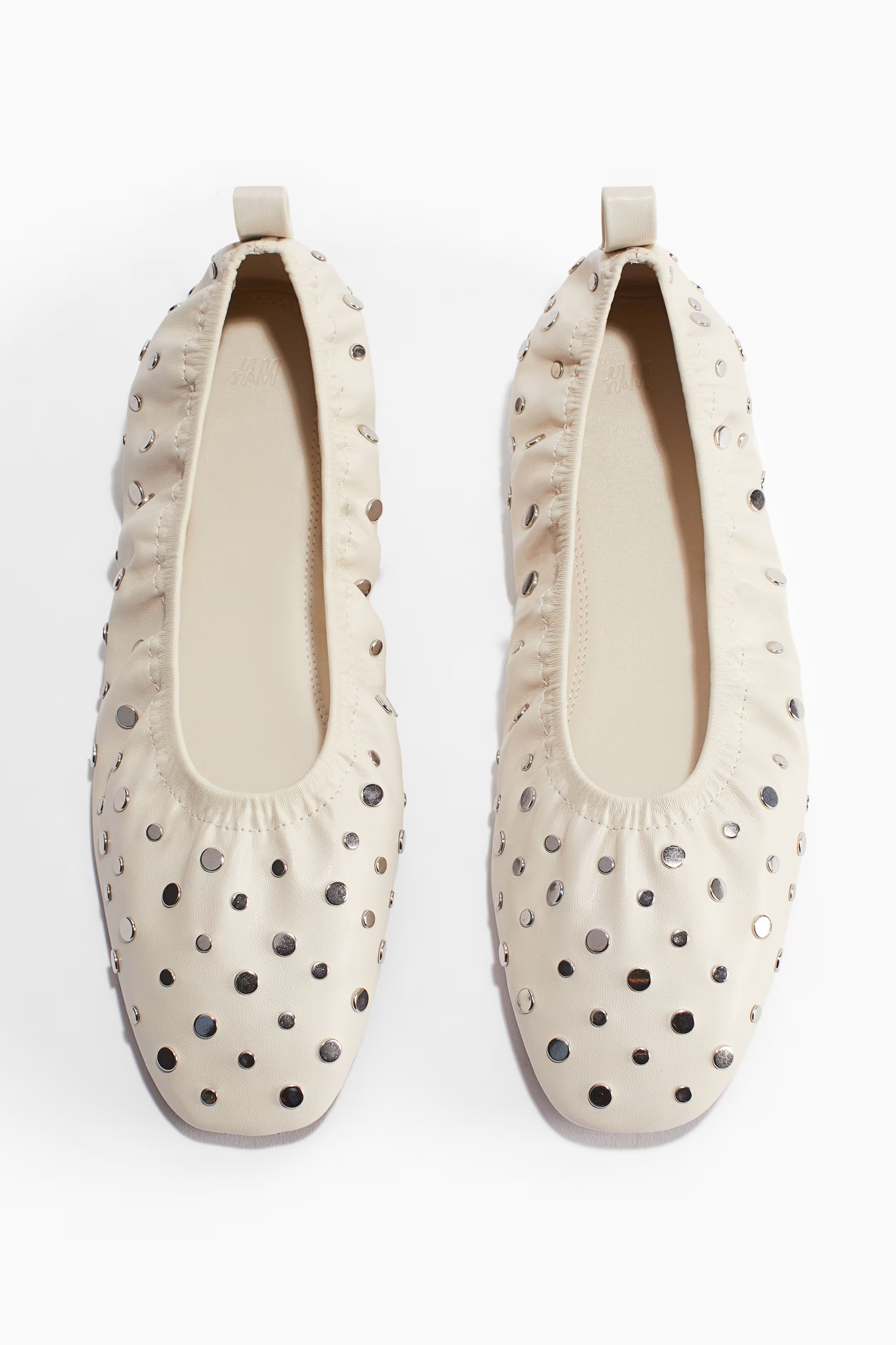 Studded ballet pumps | H&M (US + CA)