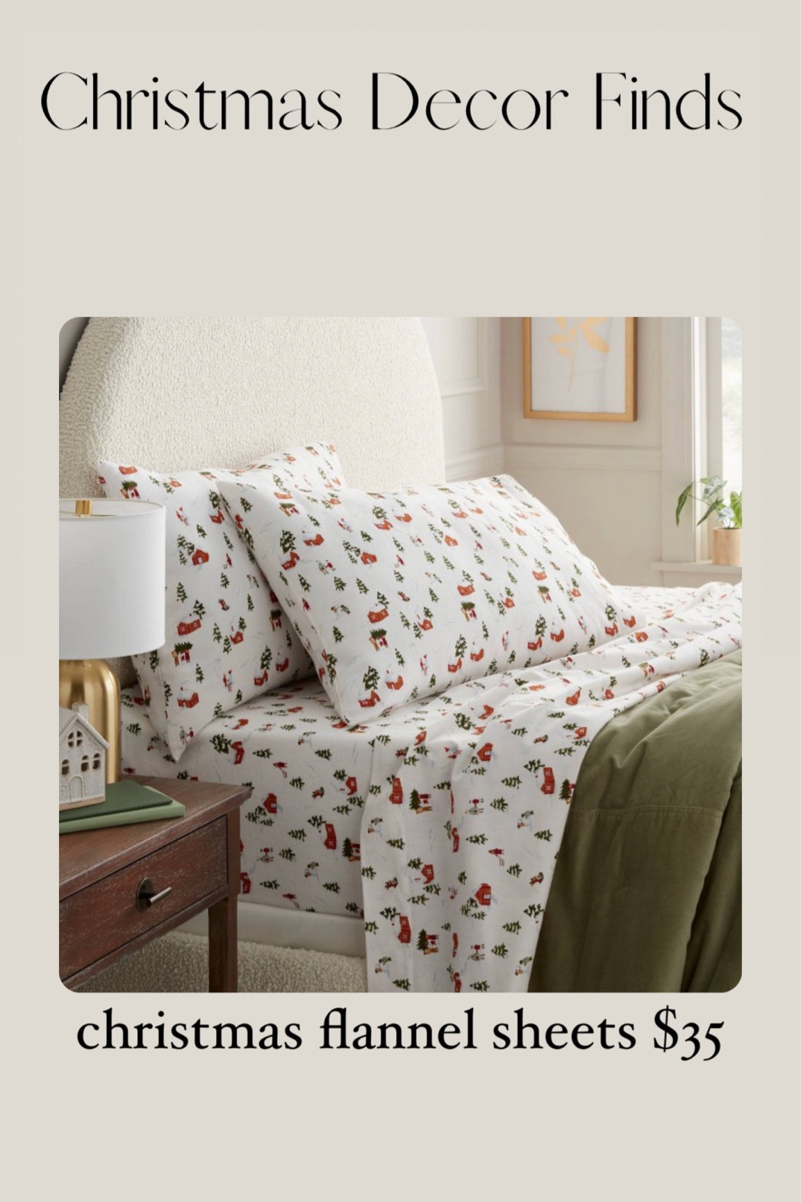 Christmas Flannel Sheets 

#LTKSeasonal #LTKhome #LTKHoliday