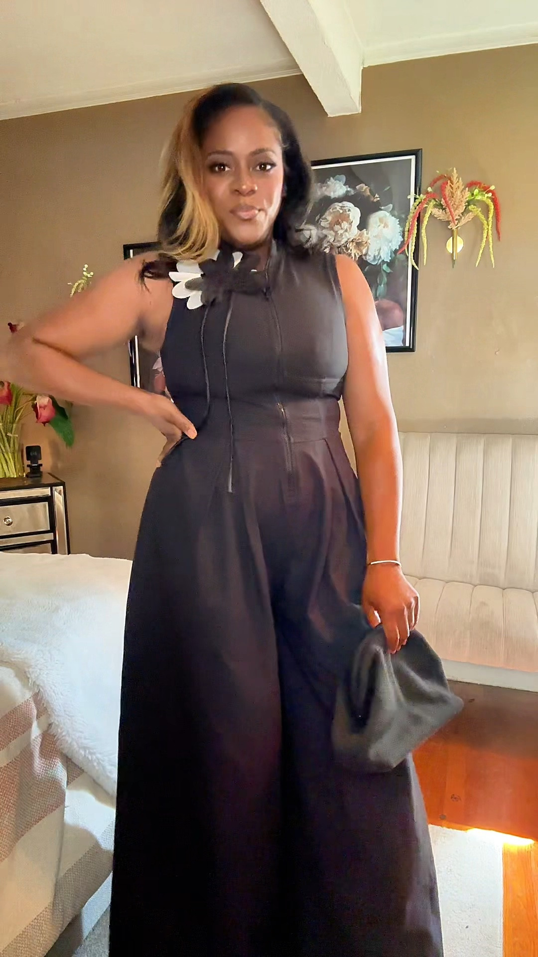 Wore this to a wedding.  Very classy , kinda gives the allusion of a dress. I’m wearing a size large. Bust 38DD, 5’4, 175lbs 

#LTKMidsize #LTKFindsUnder100 #LTKStyleTip