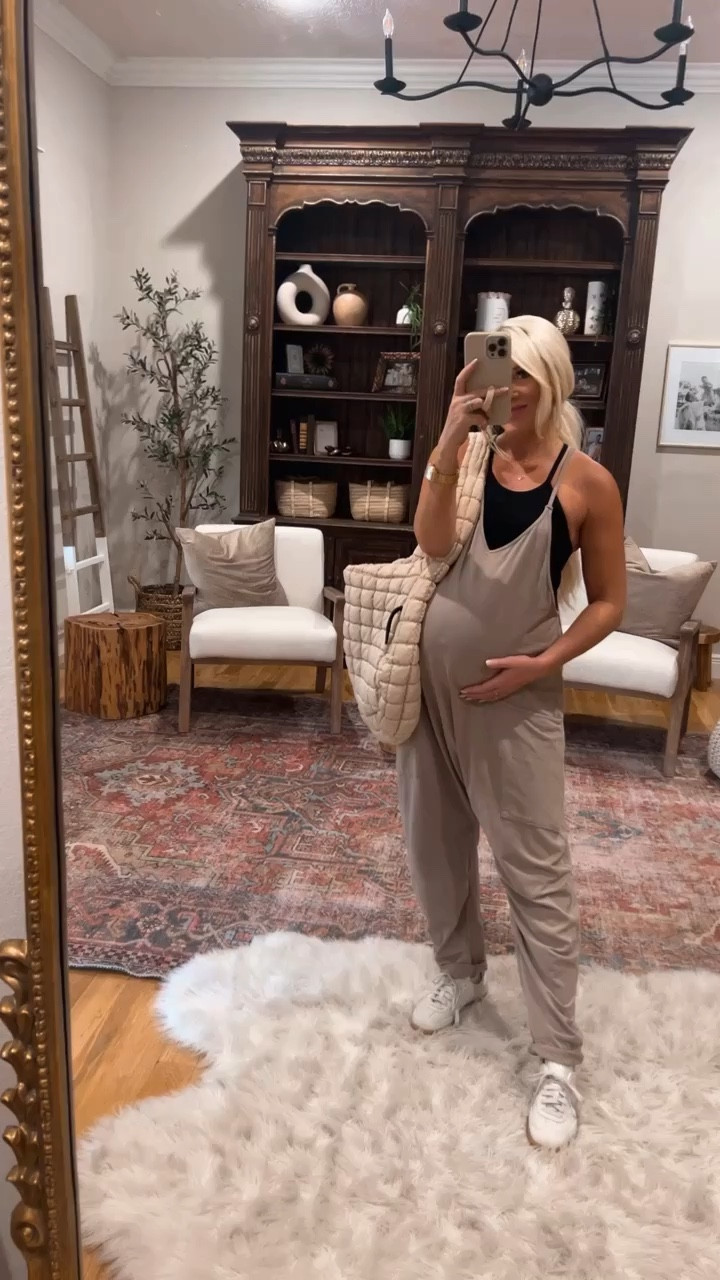 Hands down best pregnancy purchase was buying several colors in this jumpsuit🙌🏻 I’ve worn it through every stage of pregnancy. Wearing XS for reference it’s very oversized! #bumpfriendly #maternity #jumpsuit #freepeople

#LTKstyletip #LTKbump #LTKfindsunder100