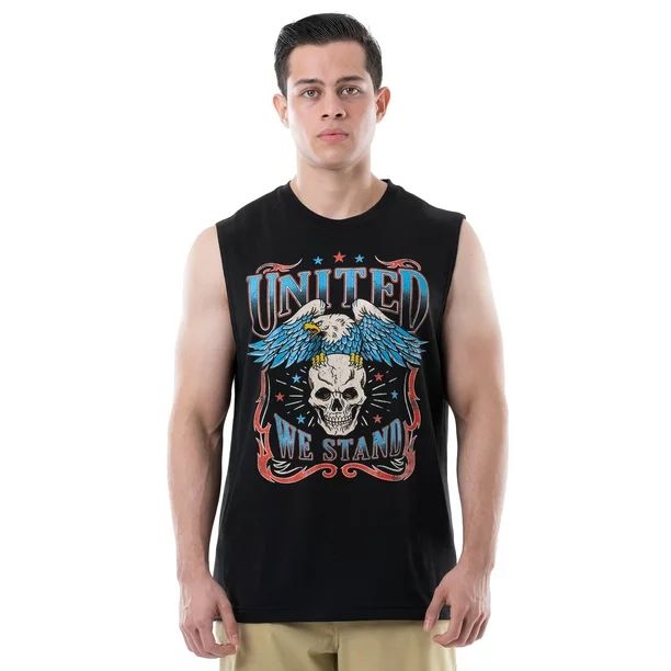 Way To Celebrate Men's Americana Graphic Muscle Tank Top, Sizes S-3XL | Walmart (US)