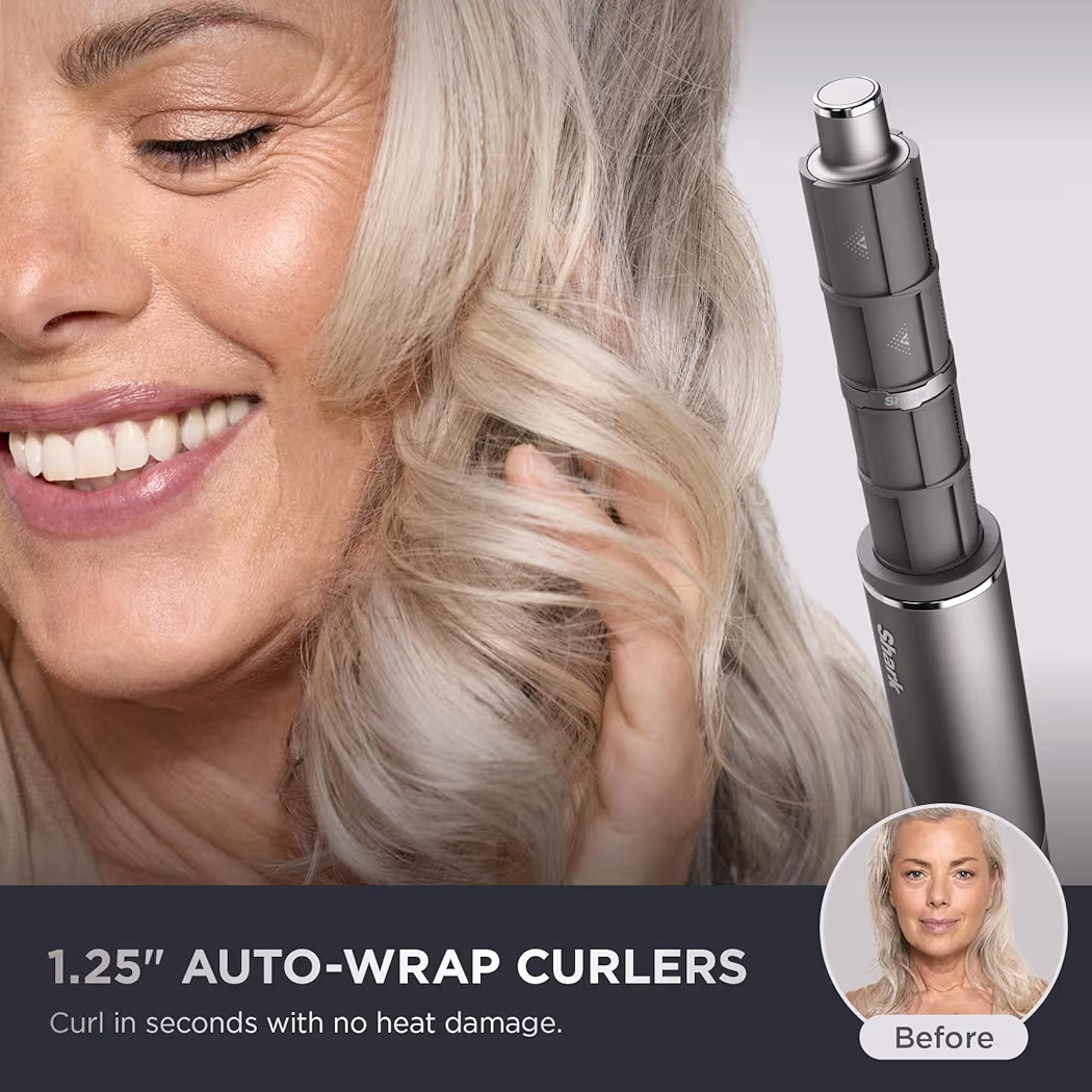 Shark FlexFusion Hair Straightener & Powerful Hair Dryer with Fusion Hair Brush, Ceramic Air Styl... | Amazon (US)