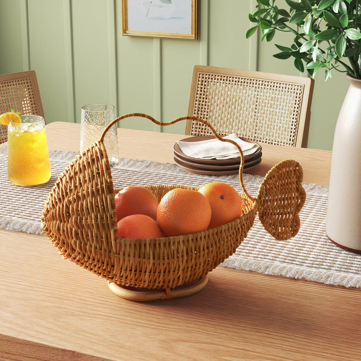 Coastal Rattan Woven Fish Basket - Threshold™ | Target