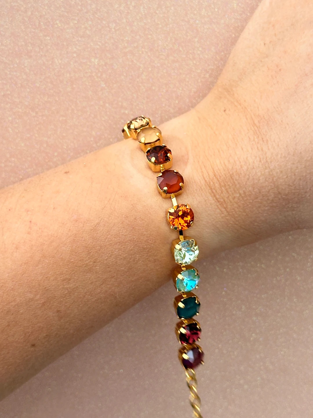 Autumn Opulence 8mm Bracelet Choose Setting Color - Etsy | Etsy (US)