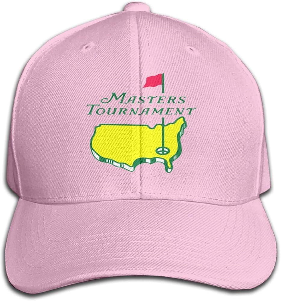 Masters Tournament Sport Hat Augusta National Golf Solid Peaked Cap Unisex Team Cap Adjustable Ou... | Amazon (US)
