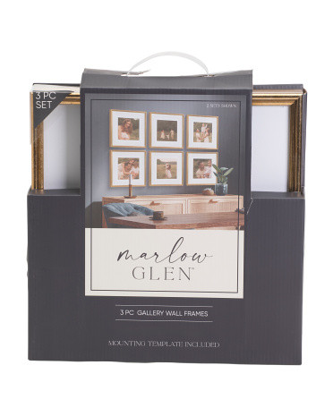 3pk 12x12 Matted To 8x8 Thin Scoop Edge Portrait Wall Frames | TJ Maxx