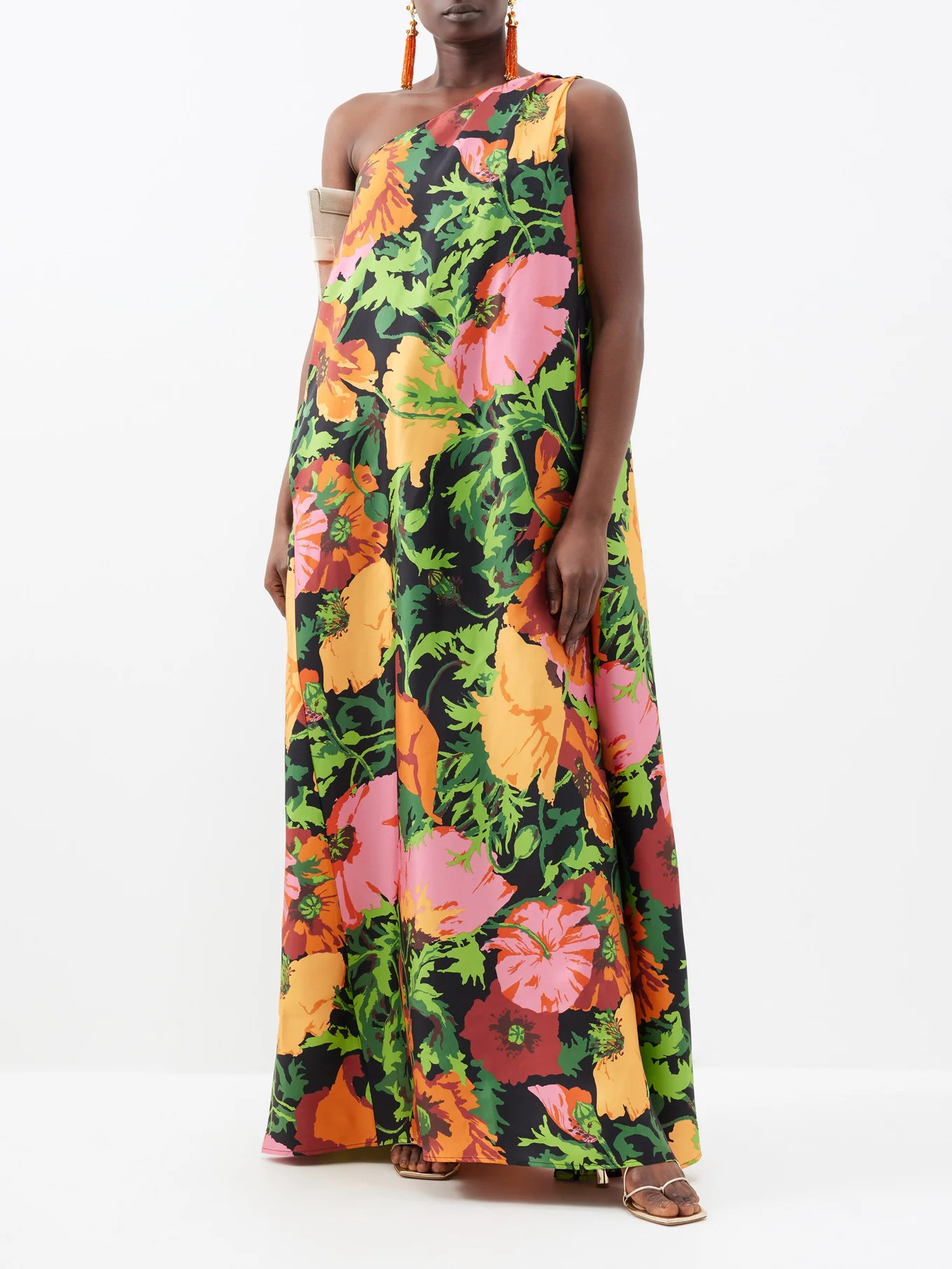 Roy floral-print silk dress | La DoubleJ | Matches (US)