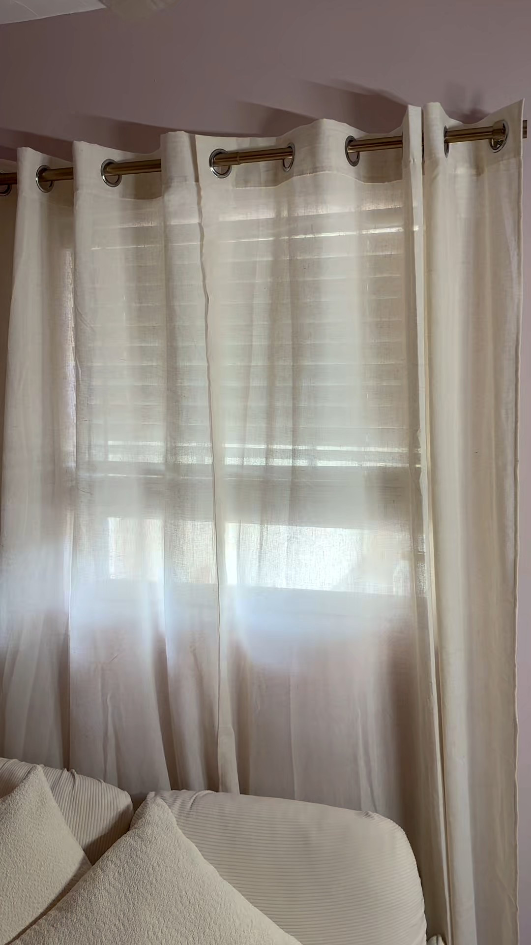 Found the perfect linen curtains that give me some natural light and privacy when I need  

#LTKHome #LTKSaleAlert