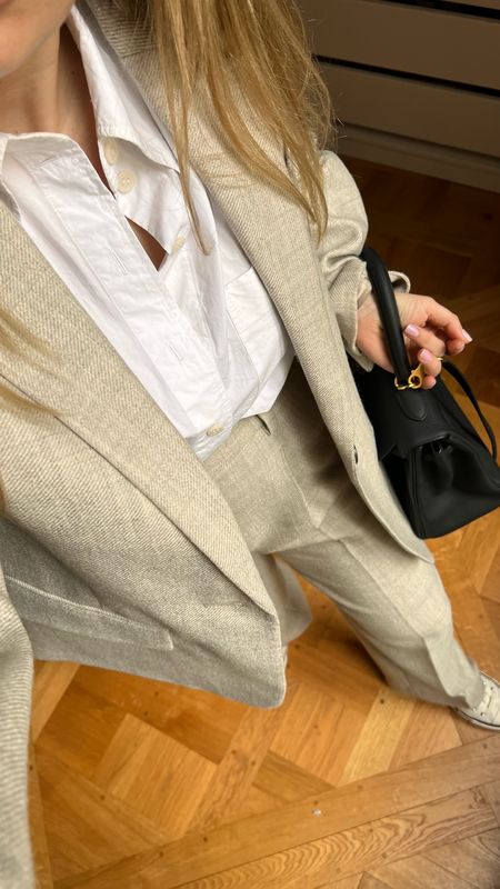 Comfortable outfit for work! I thought I shall wear the suit with sneakers to give it a pess “madame” feeling and also to be able to walk. I wear a white coat on top of this and I’m super warm.

#LTKSeasonal #LTKworkwear #LTKfit