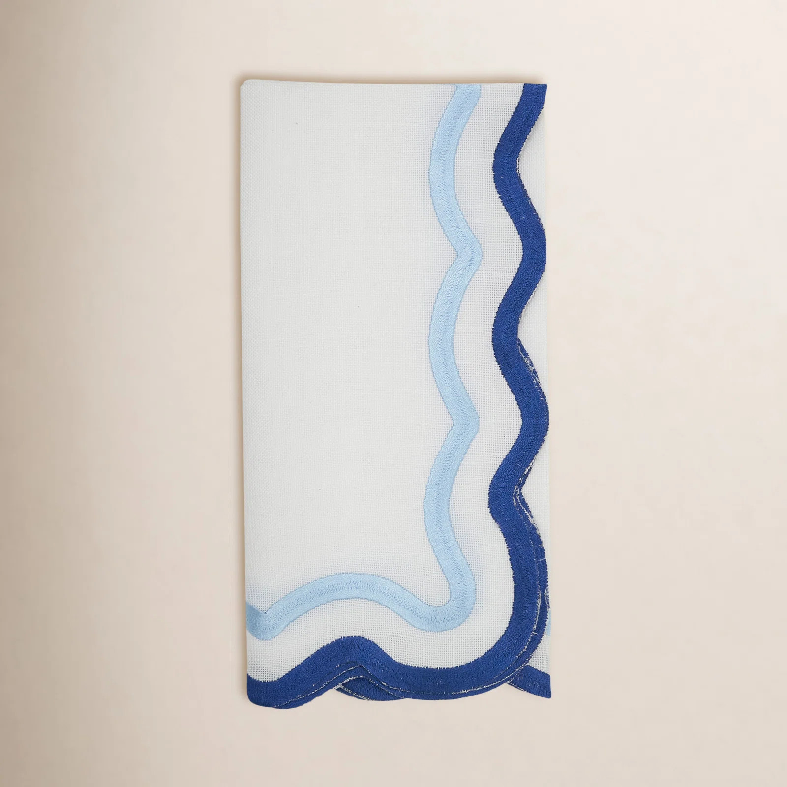 Scalloped Border Napkin (Set of 4) (Set of 4) | Birch Lane