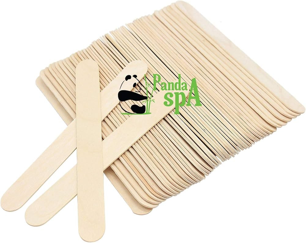 100 Pieces Jumbo Craft Sticks, Premium Natural Wood for Building, Mixing, and Creating Craft Proj... | Amazon (US)