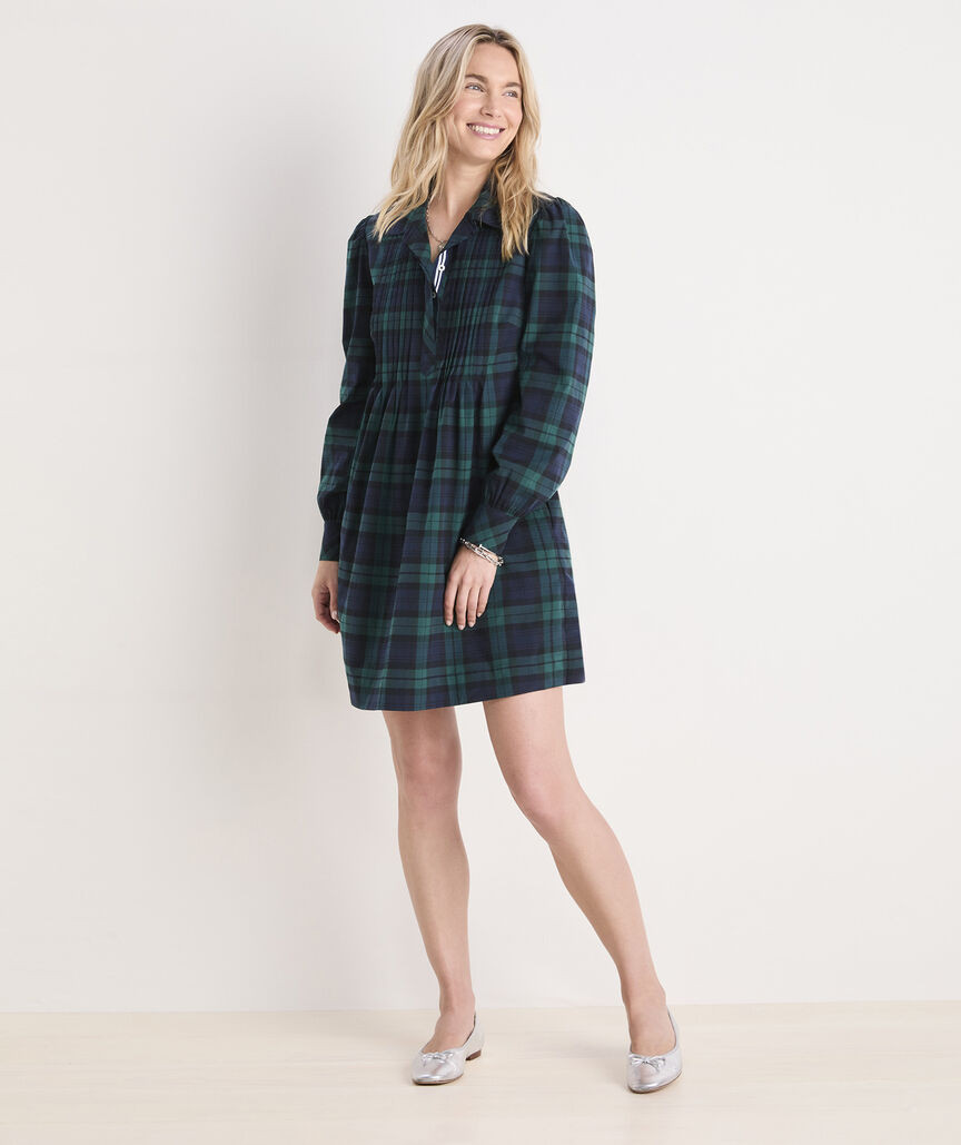 Pintuck Popover Dress | vineyard vines
