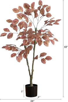 Nearly Natural 3.5ft. Autumn Dogwood Artificial Fall Tree | Amazon (US)