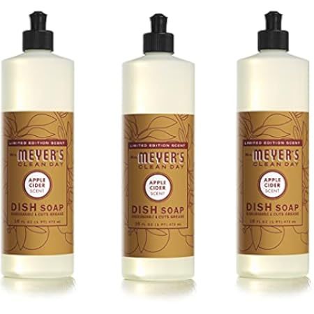 Mrs. Meyer's Liquid Dish Soap, Biodegradable Formula, Limited Edition Acorn Spice, 16 fl. oz - Pack  | Amazon (US)