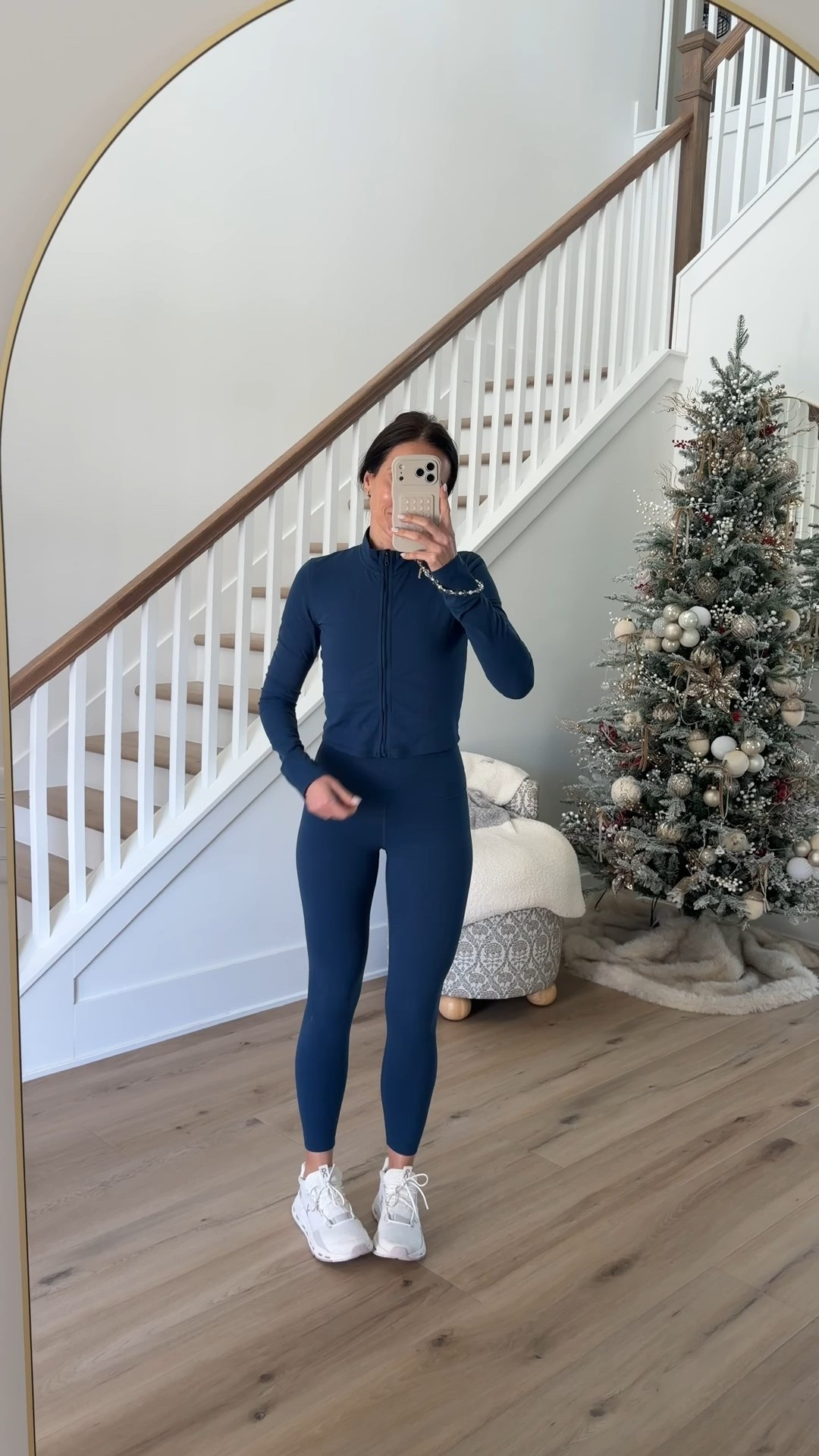 Amazon workout fit - wearing s in both 

#LTKmomlife #LTKselfcare #LTKdayinmylife