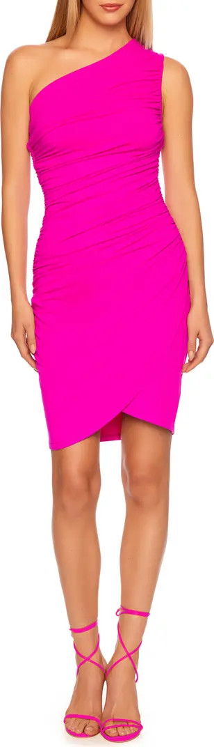 Susana Monaco Ruched One-Shoulder Body-Con Dress | Nordstrom | Nordstrom