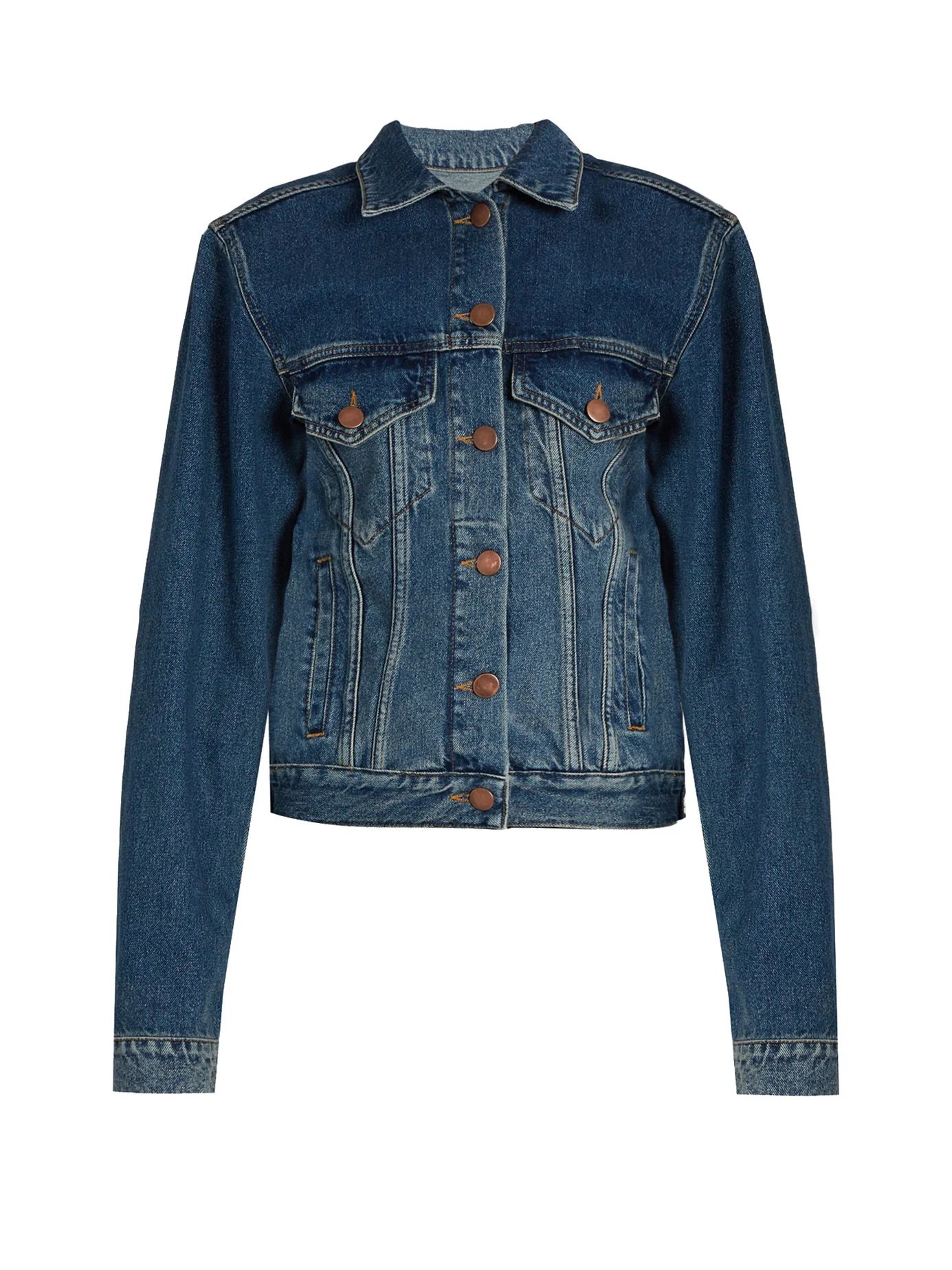 Fitted denim jacket | Matches (US)