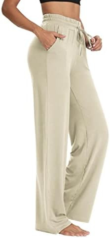 Sarin Mathews Womens Yoga Sweatpants Wide Leg Lounge Pajamas Pants Drawstring Workout Comfy Jogge... | Amazon (US)