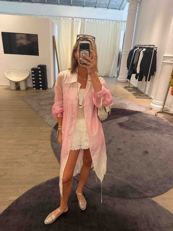 Button down duster is old Acne Studios linking similar 💗

#LTKootd #LTKSeasonal