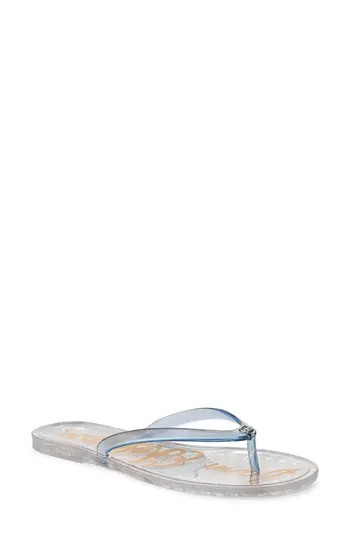 Sam Edelman Dean Flip Flop in Clear Blue at Nordstrom Rack, Size 5 | Nordstrom Rack