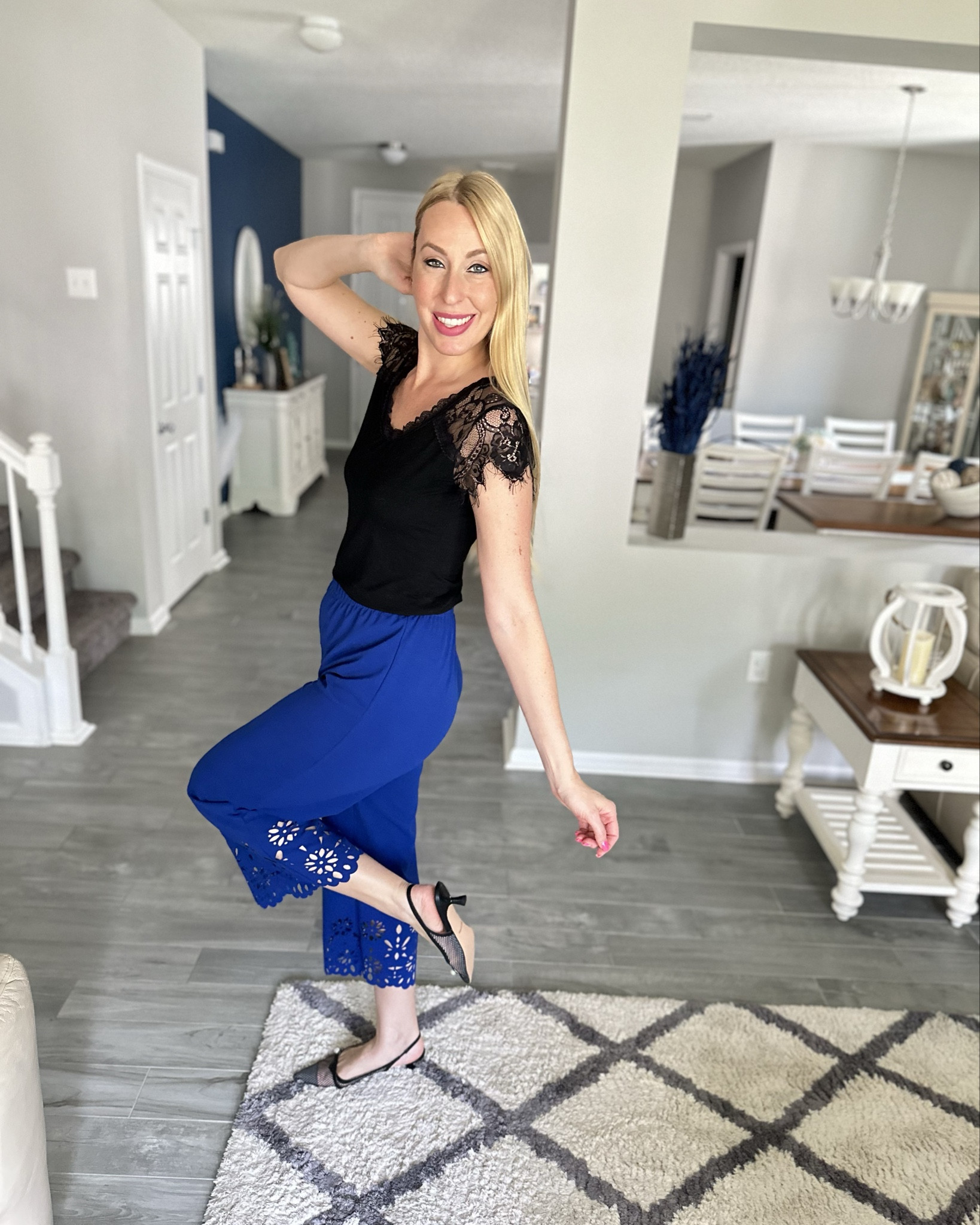 Laser cut pants
💙 these pants are cute and perfect for going out or wearing to work
💙 wearing size mediumm

#LTKFindsUnder50 #LTKStyleTip #LTKFindsUnder100
