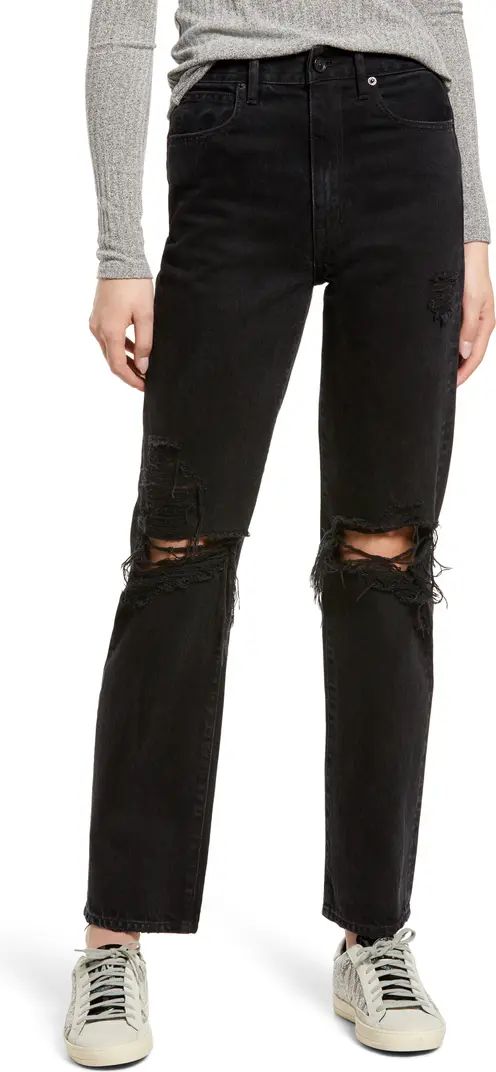 London High Rise Straight Jeans | Nordstrom