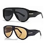 OSAGAMA Trendy Retro Oversized Aviator Sunglasses for Women Men 70s Luxury Designer Thick Classic... | Amazon (US)