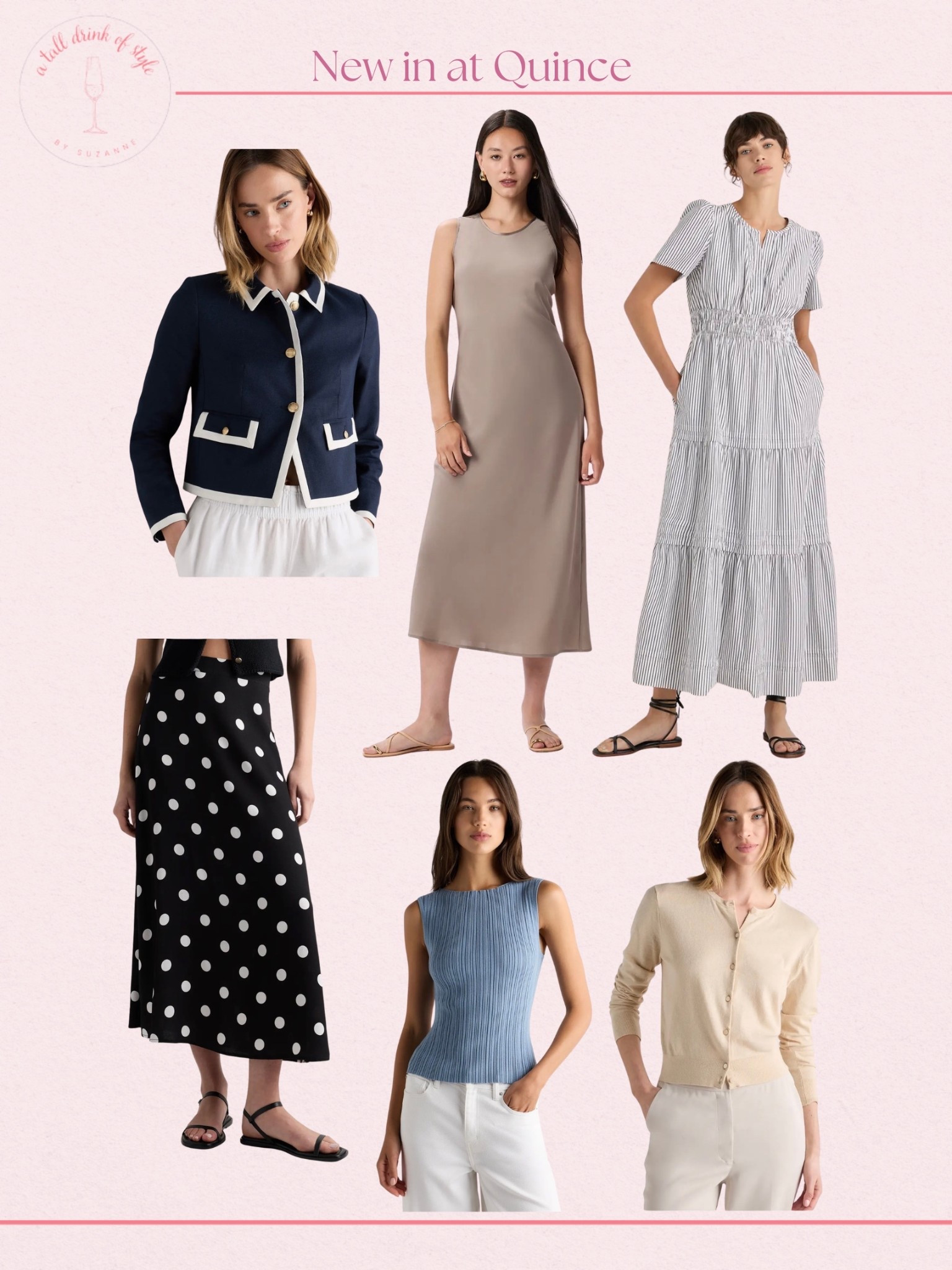 New spring and summer arrivals at Quince! 

Quince is a one stop shop for all of your elevated basics as well as unique closet pieces and staples. Great finds for any fashion lover including all my tall girls and over 40 too! 

#LTKSeasonal #LTKMothersDay #LTKOver40