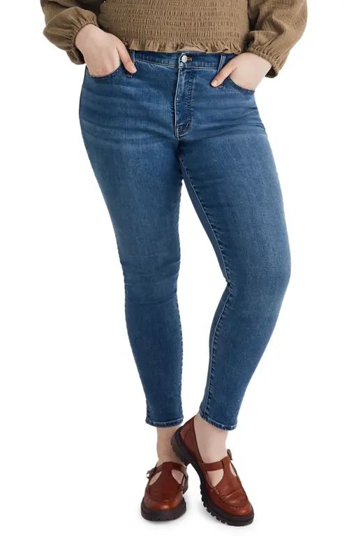 Madewell 9-Inch Mid-Rise Roadtripper Supersoft Skinny Jeans in Hastings Wash at Nordstrom, Size 23 | Nordstrom