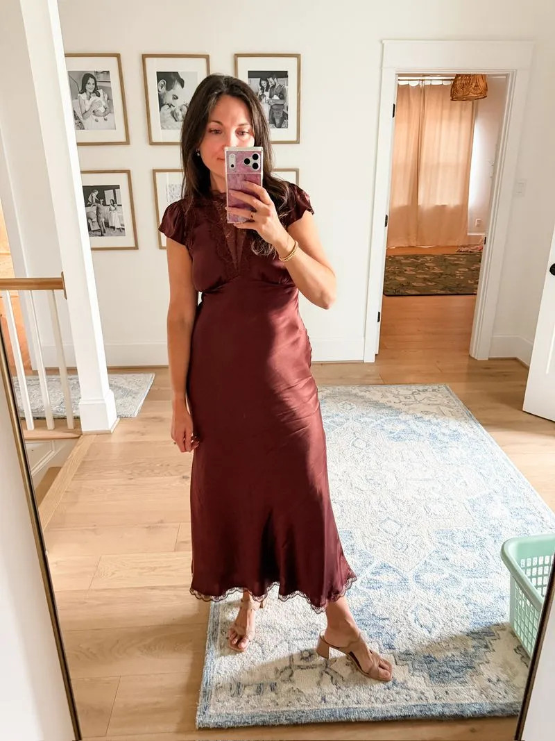 Fall Wedding Guest Dress!  

 #LTKdayinmylife #LTKgrwm #LTKootd