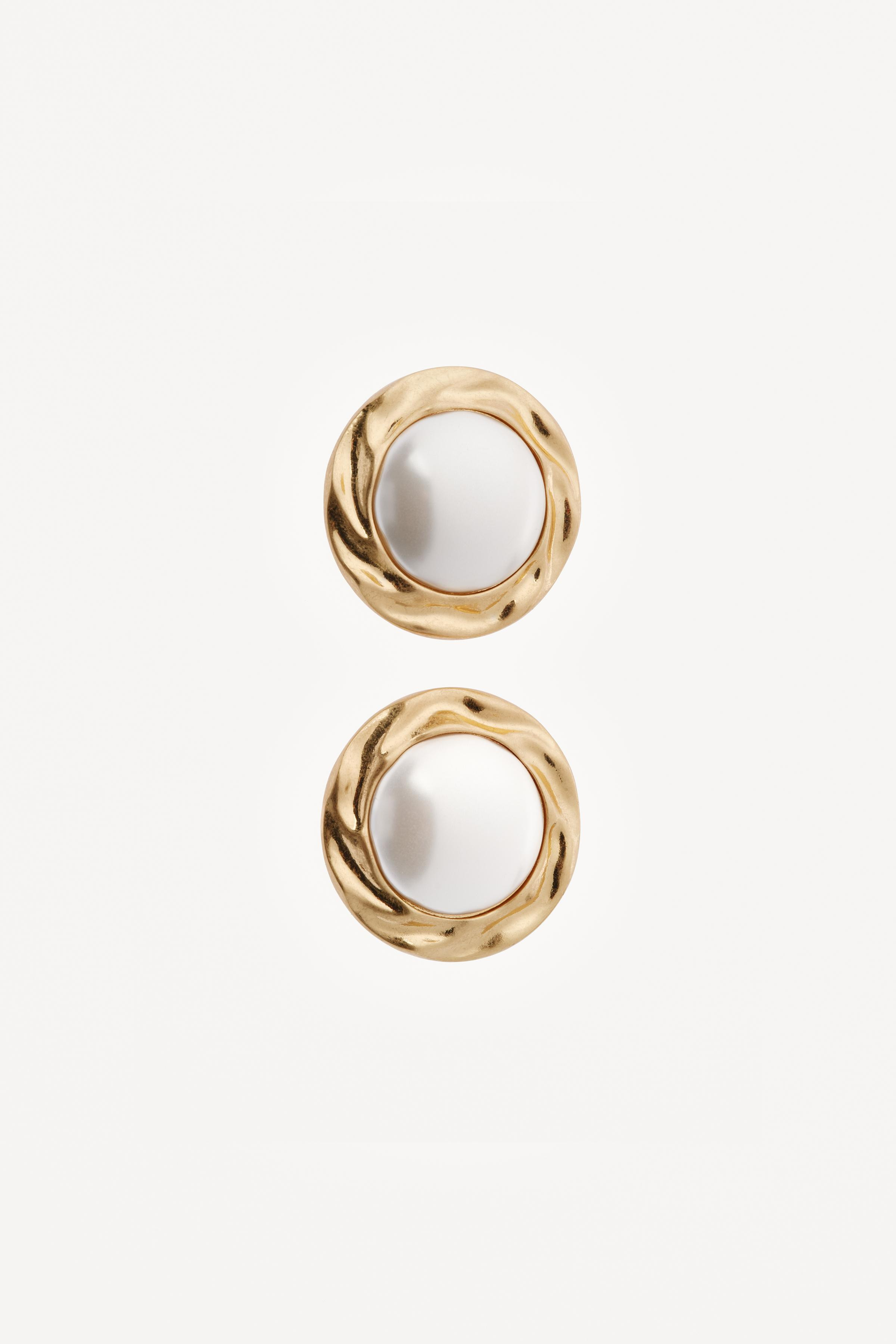 WILLY CHAVARRIA X ZARA MAXI PEARL EARRINGS | Zara US