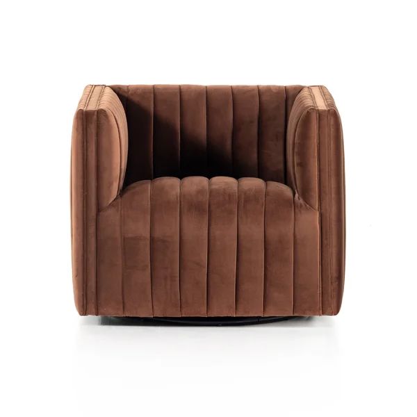 Brandt Upholstered Swivel Club Chair | Wayfair North America
