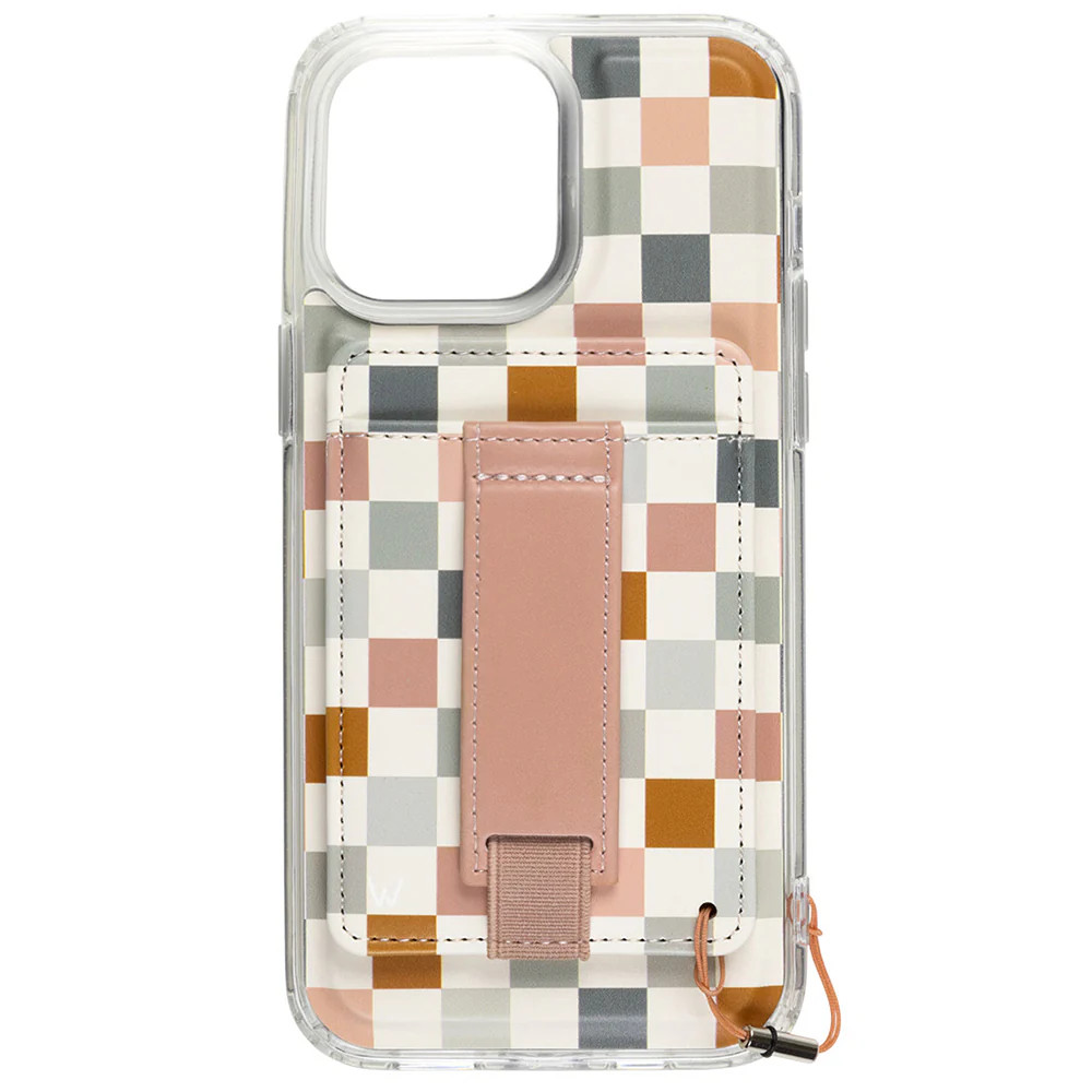 Coastal Check Magnetic Case and Wallet | Walli Cases