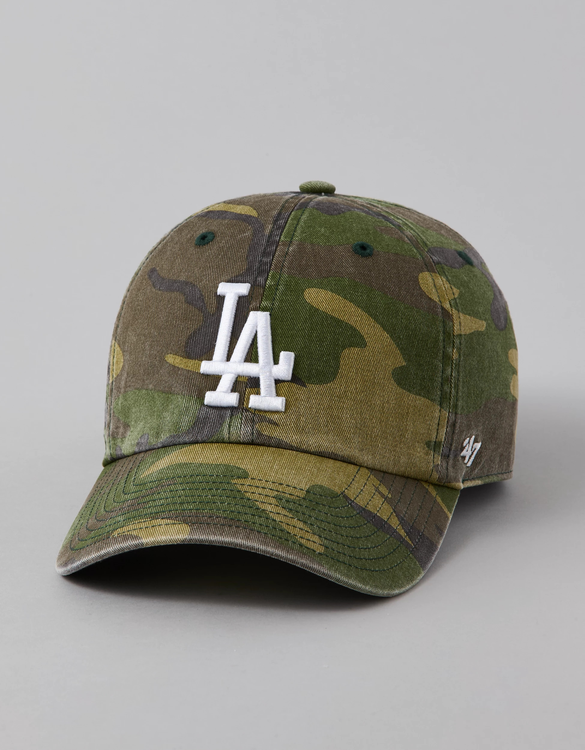 '47 Los Angeles Dodgers Camo Clean Up Hat | American Eagle Outfitters (US & CA)