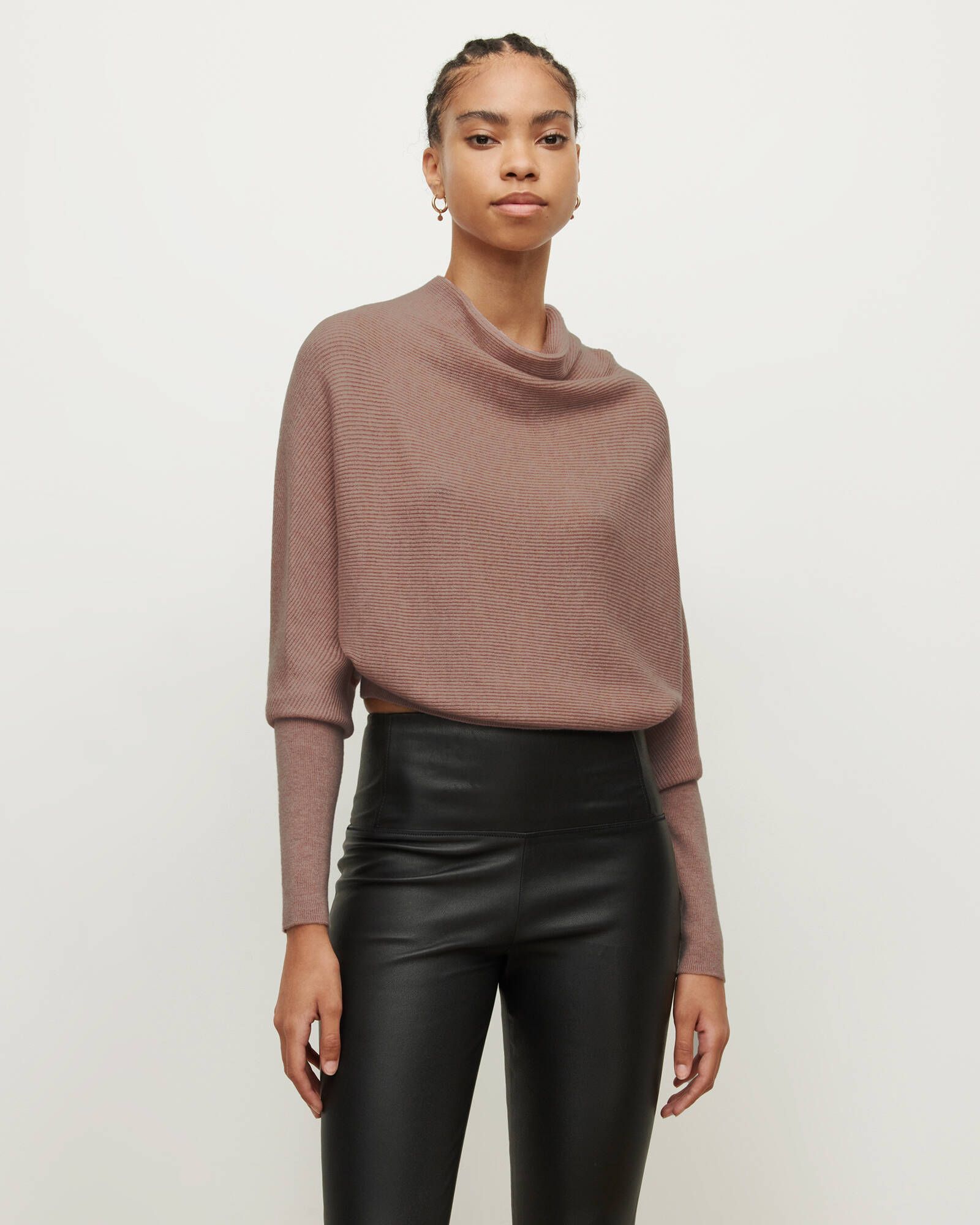Ridley Cashmere Blend Cropped Sweater | AllSaints US