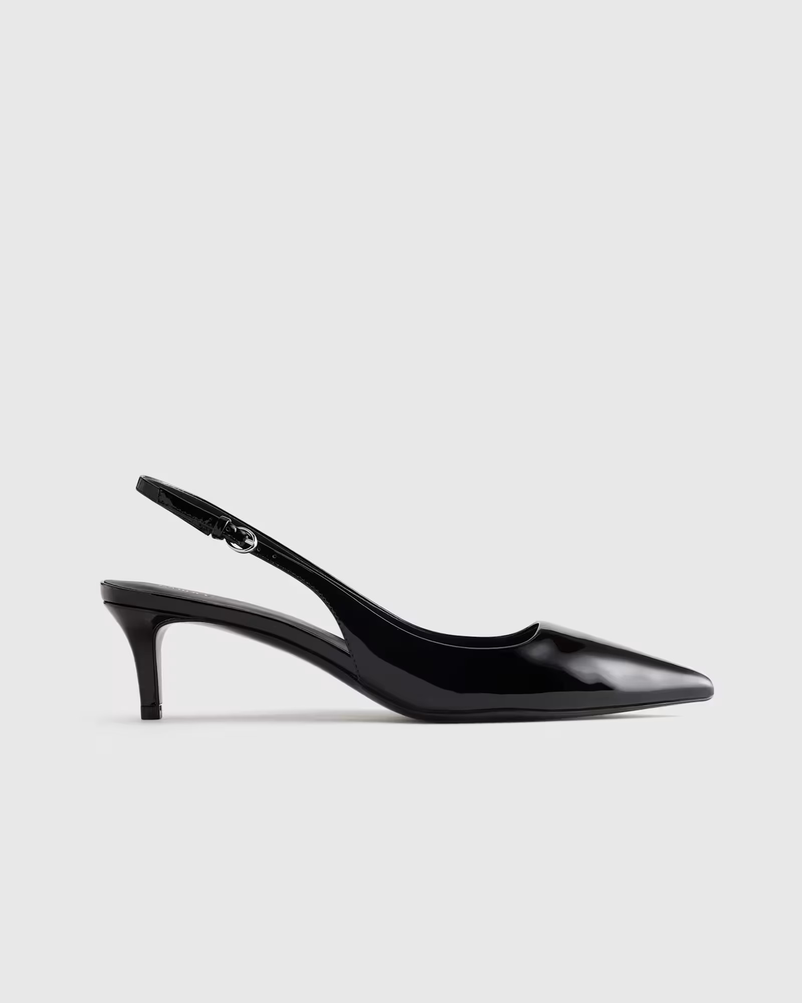 Italian Leather 55mm Slingback Pump | Quince