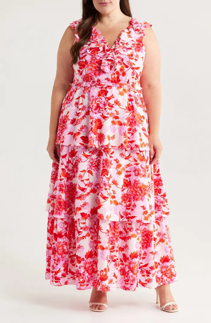 Ruffle Tiered Sleeveless Maxi Dress | Nordstrom