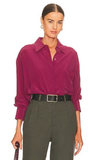 Emile Blouse in Rhododendron | Revolve Clothing (Global)