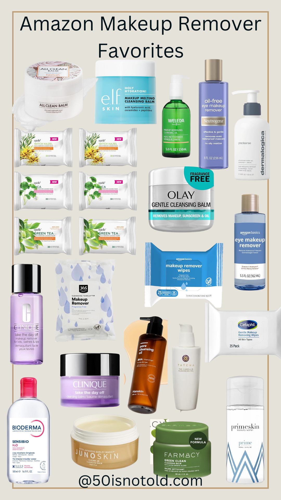 From cleansing balms to wipes and oils, these Amazon picks work well for sensitive and mature skin. 

 #LTKOver40 #LTKFindsUnder50 #LTKBeauty