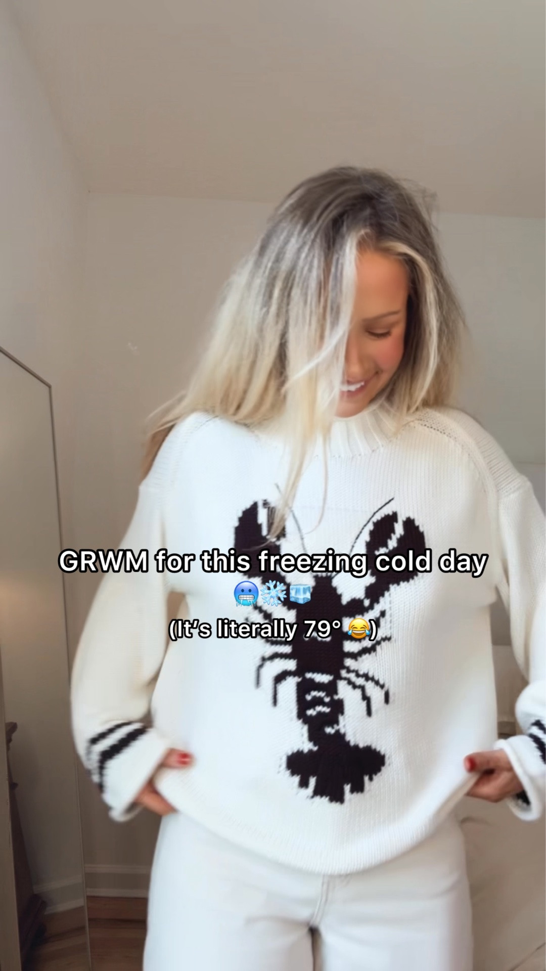 Affiliate links - I earn commission on purchases made through my links 

A little chilly out there today 🥶

Summer sweater
Zara ecru jeans
Summer outfits