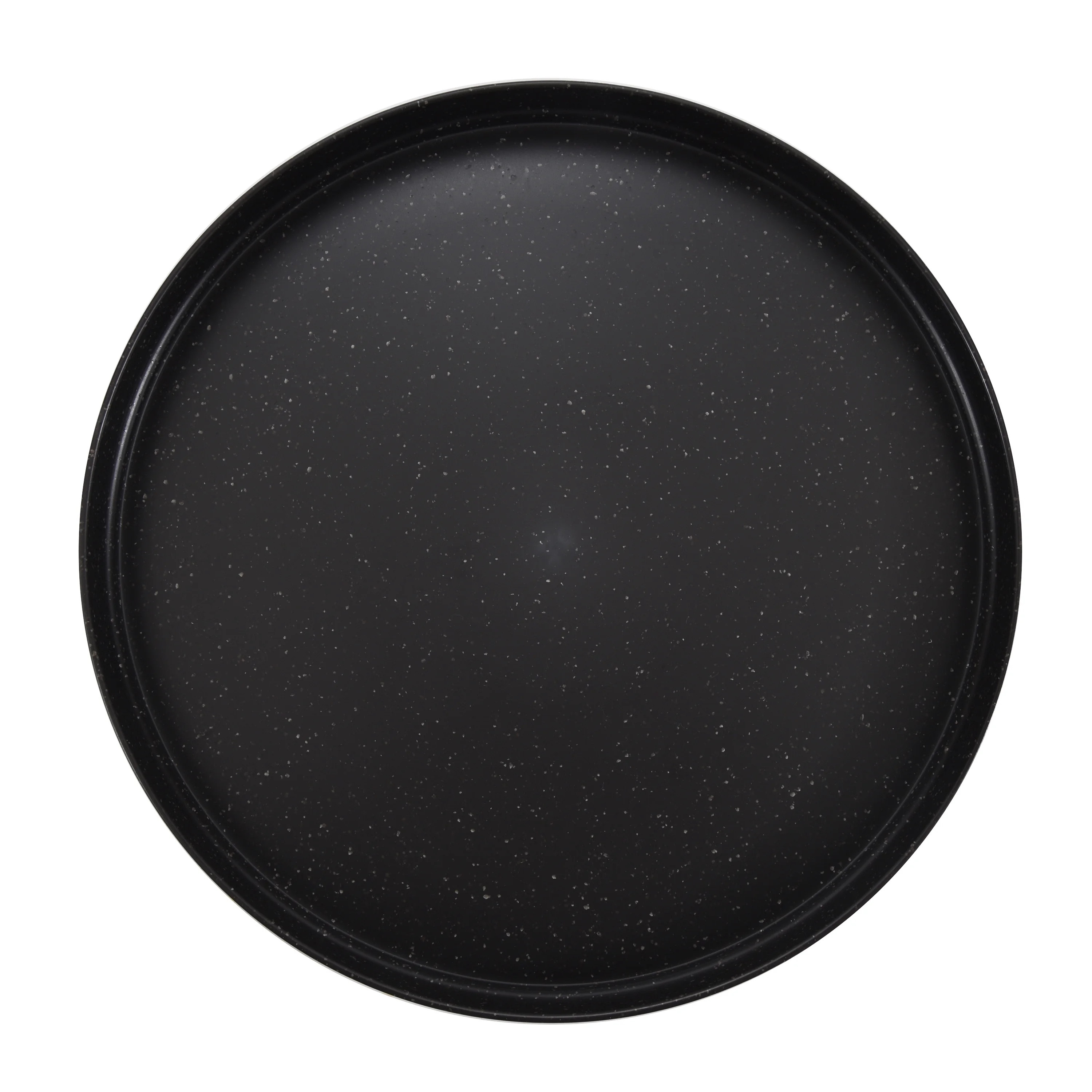 Mainstays 10-Inch Eco-Friendly Recycled Plastic Dinner Plate, Black - Walmart.com | Walmart (US)
