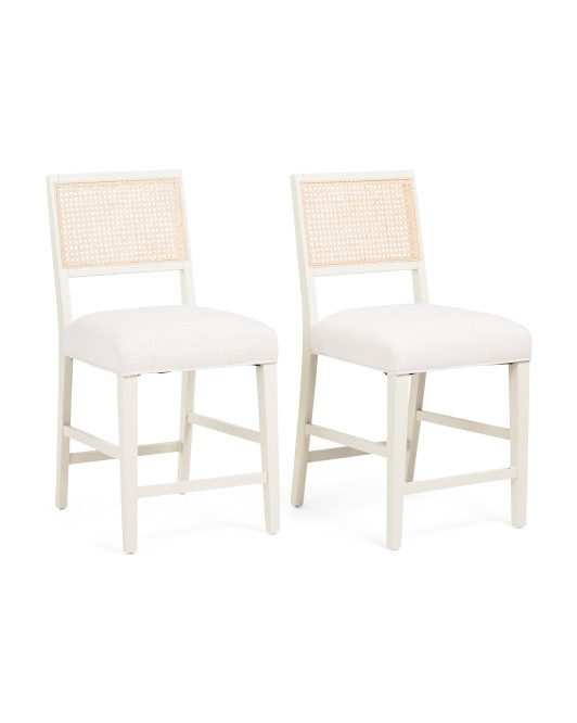 Set Of 2 17x34 Cane Dining Chairs | Kitchen & Dining Room | Marshalls | Marshalls