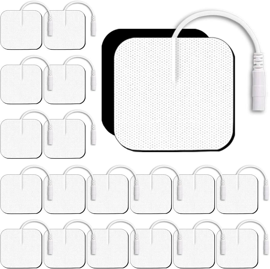 TENS Unit Replacement Pads TENS Unit Pads SM Electrodes Pads 2x2”20 Pcs Reusable Self-Adhesive ... | Amazon (US)