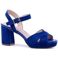 Paradox London Leya Platform Sandals Royal Blue - Paradox London - Size: 6 | JD Williams (UK)