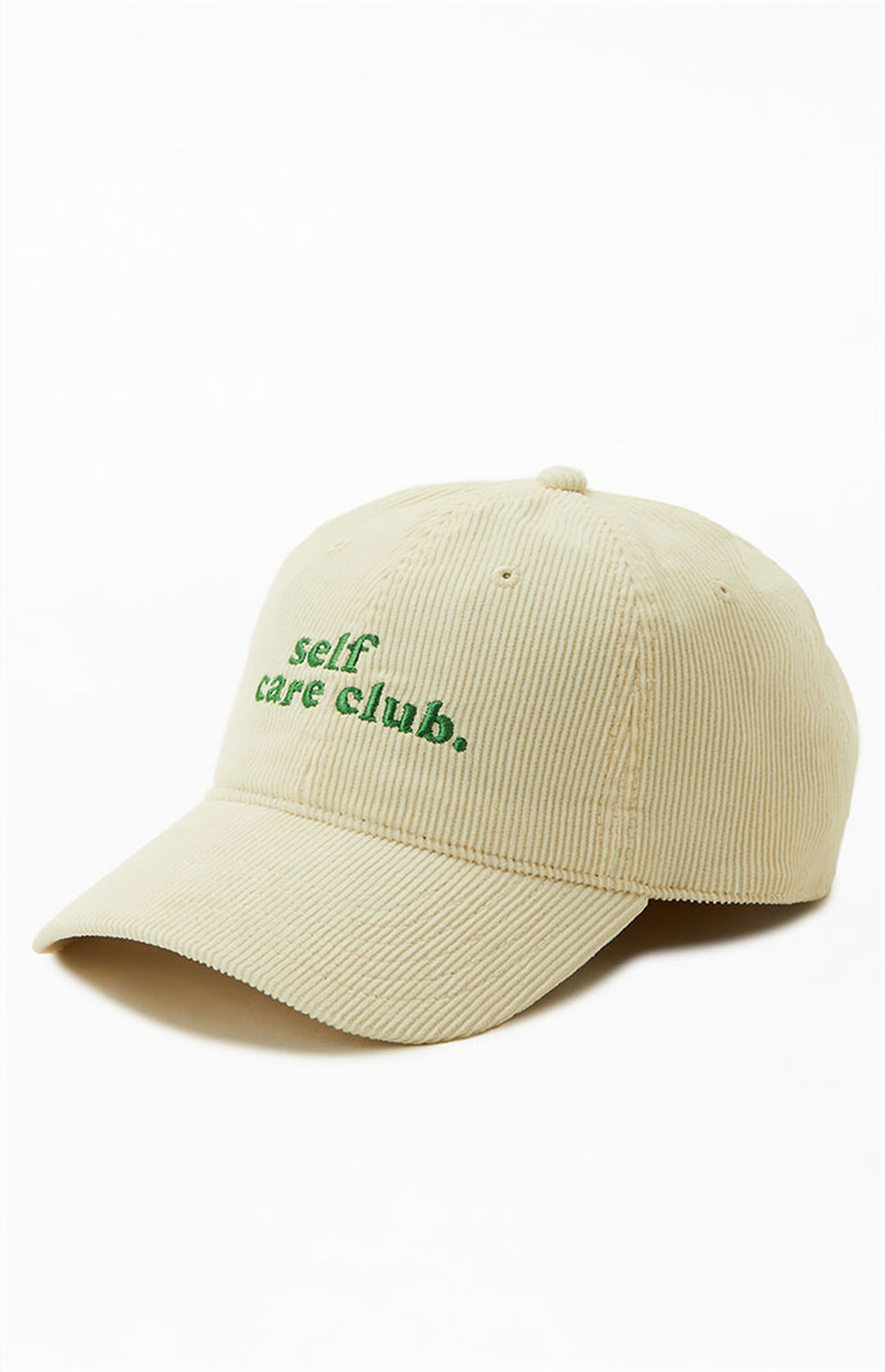 PacSun Self Care Club Corduroy Strapback Hat | PacSun