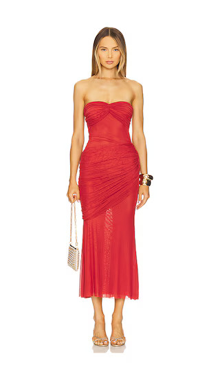 Erica Dress in Crimson | Revolve Clothing (Global)